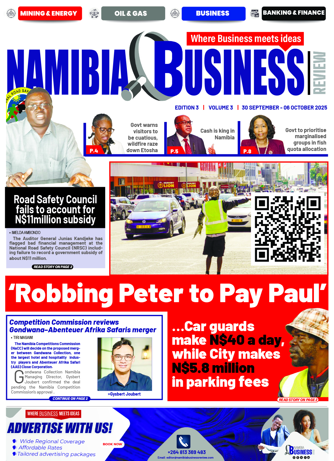 NAMIBIA BUSINESS REVIEW E-PAPER 30 SEPT – 06 OCT 2025