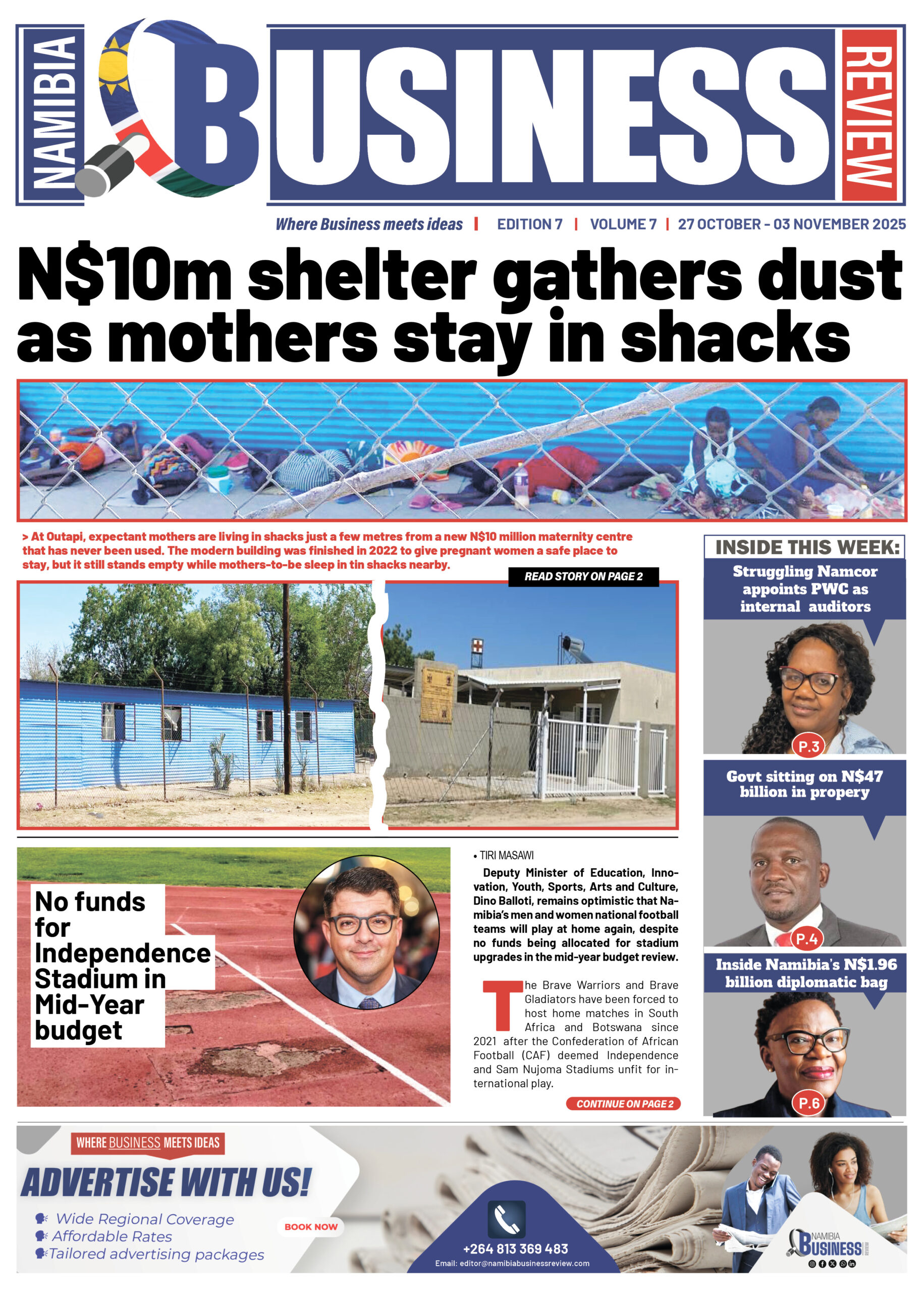 NAMIBIA BUSINESS REVIEW EDITION 27 OCTOBER – 03 NOVEMBER 2025
