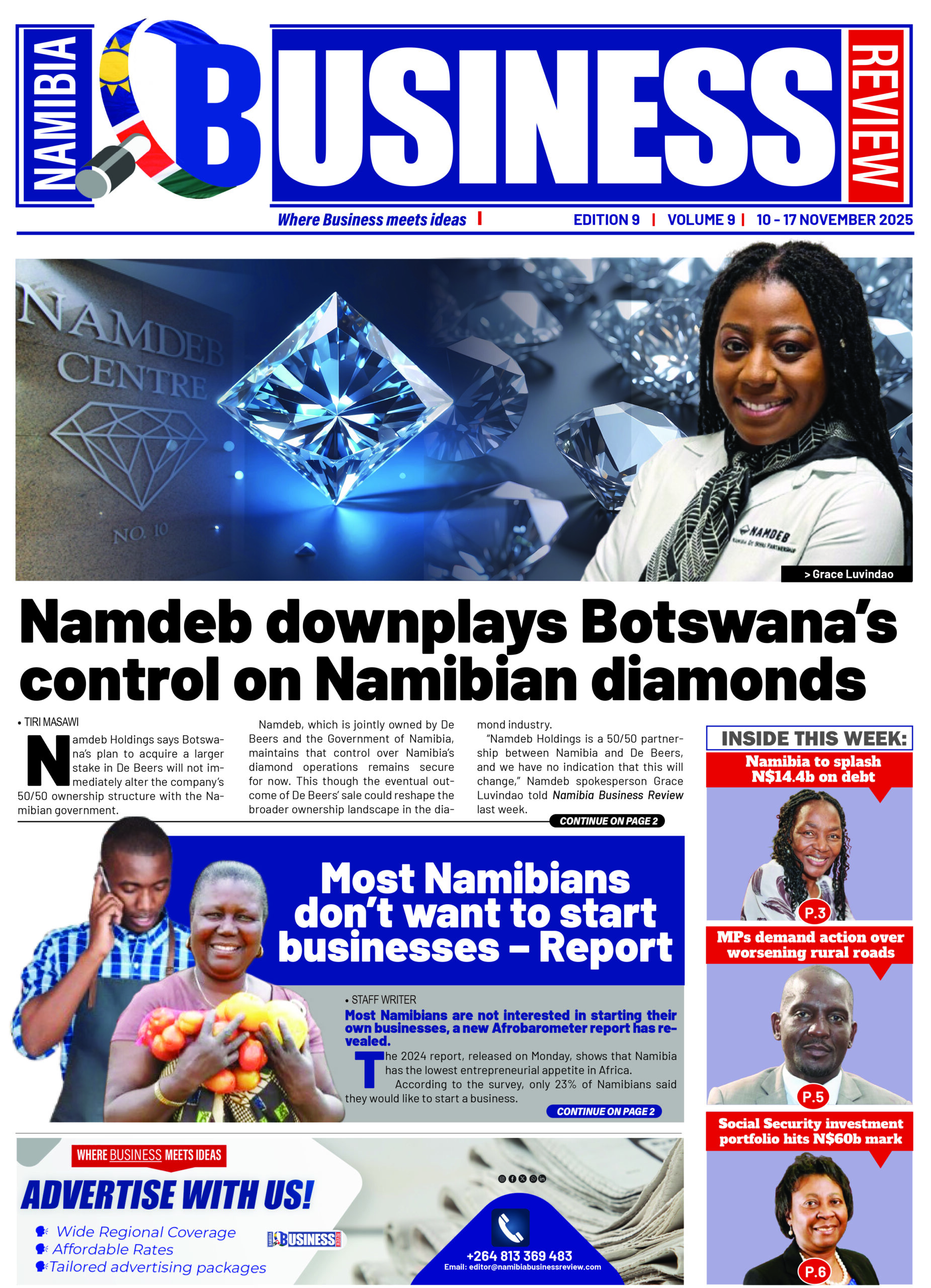 NAMIBIA BUSINESS REVIEW EDITION 10 – 17 NOVEMBER 2025