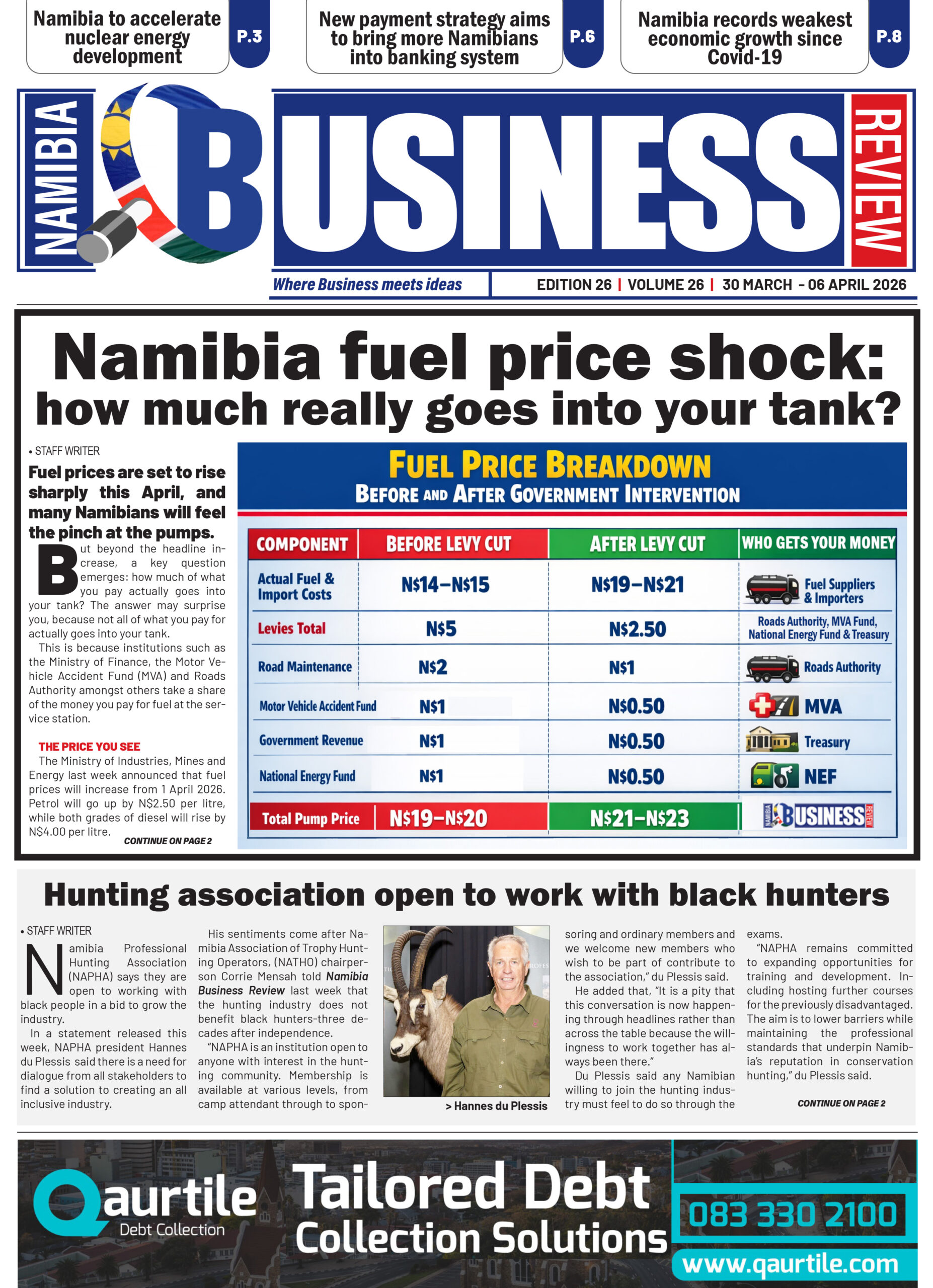 NAMIBIA BUSINESS REVIEW 30 MARCH-06 APRIL 2026
