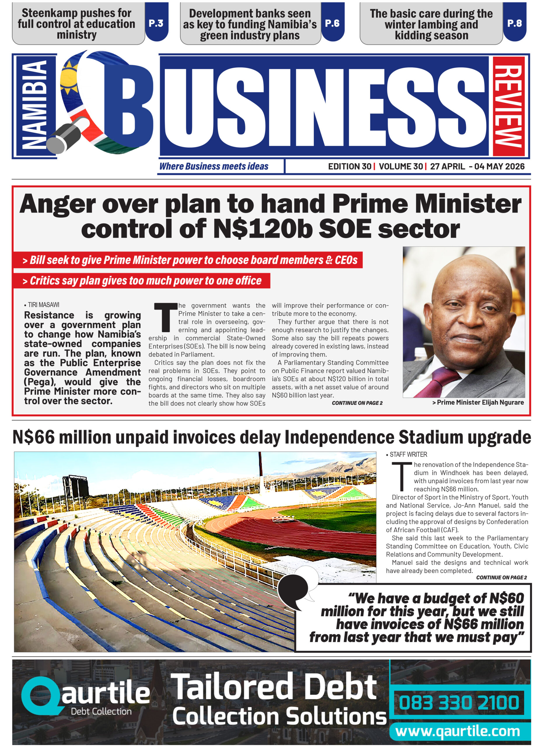 NAMIBIA BUSINESS REVIEW 27 APRIL-04 MAY 2026