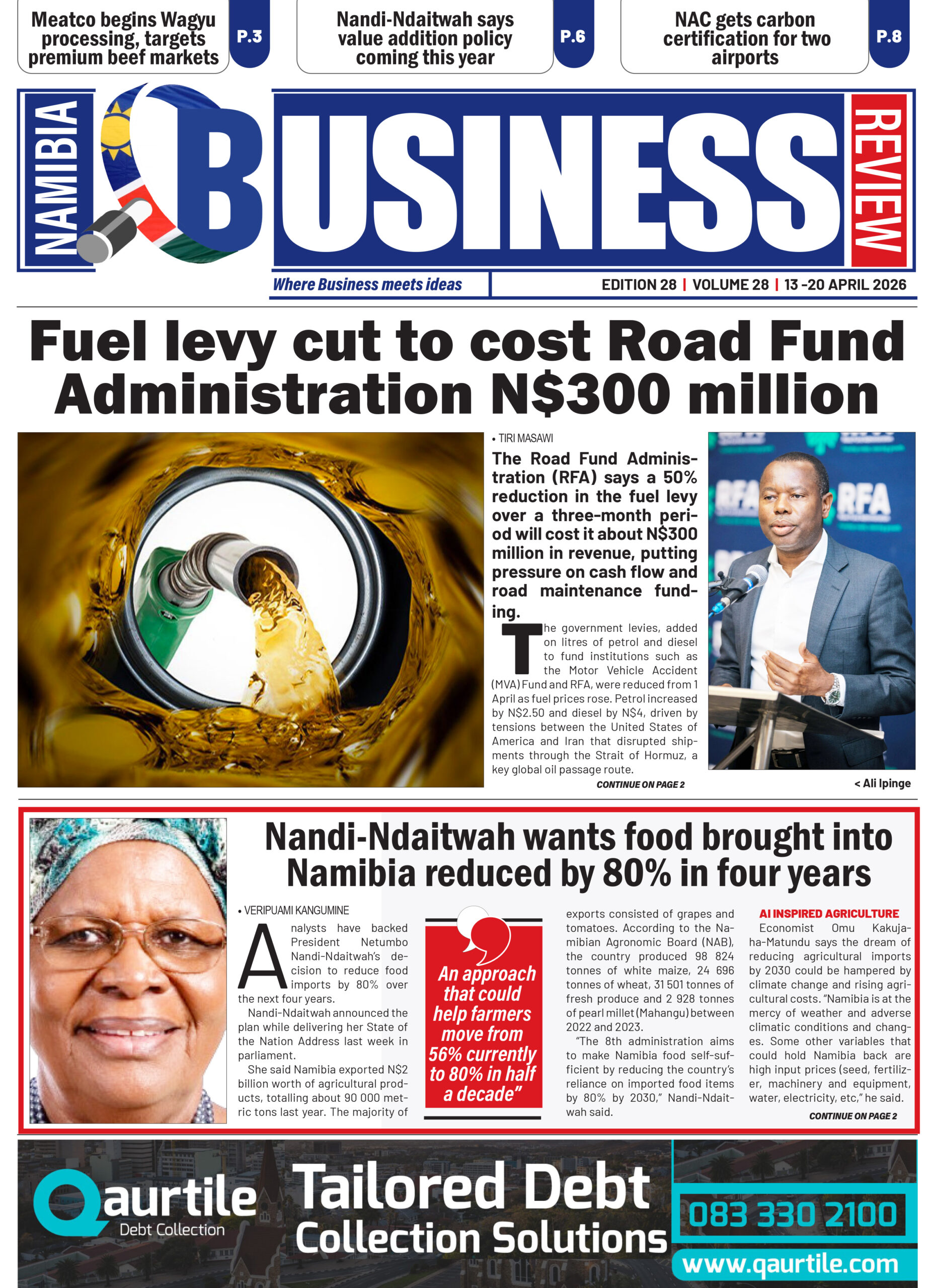 NAMIBIA BUSINESS REVIEW 13-20 APRIL 2026