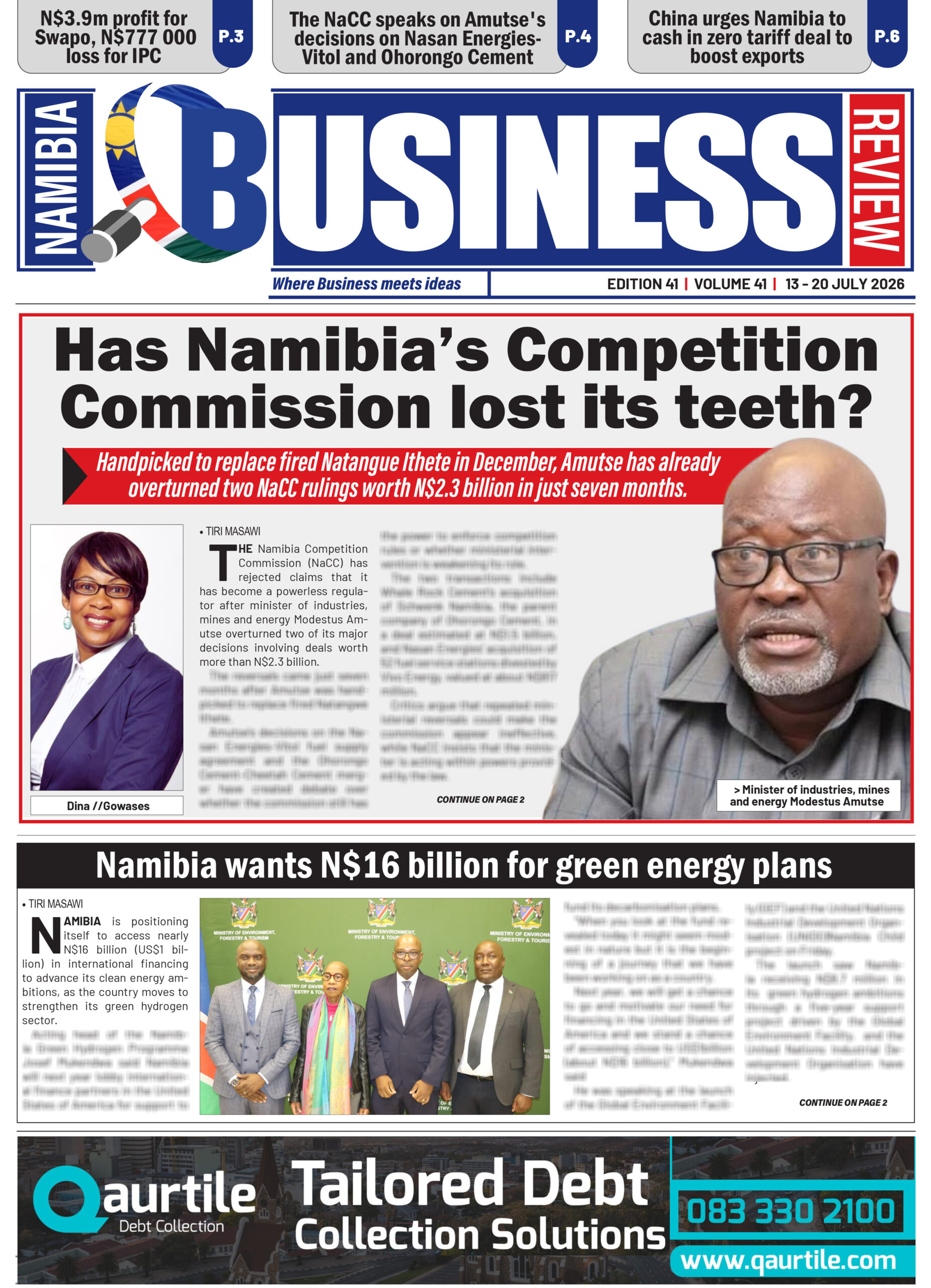 NAMIBIA BUSINESS REVIEW 13 -20 JULY 2026