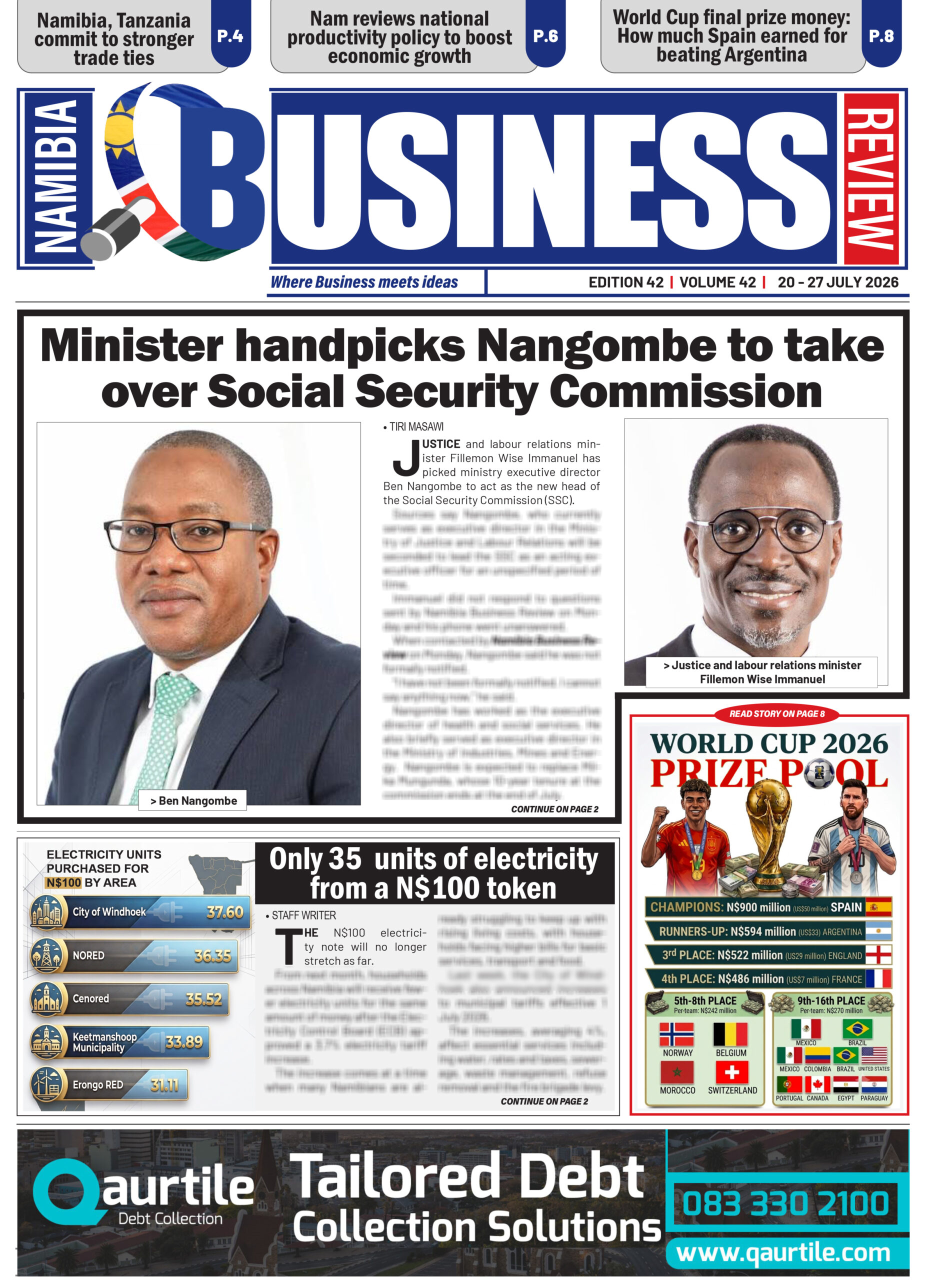 NAMIBIA BUSINESS REVIEW 20-27 JULY 2026