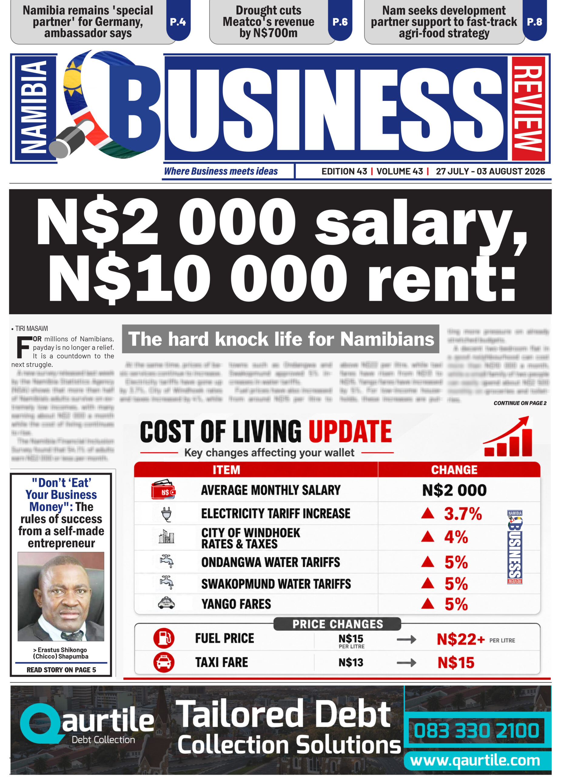 NAMIBIA BUSINESS REVIEW 27 JULY – 03 AUGUST 2026