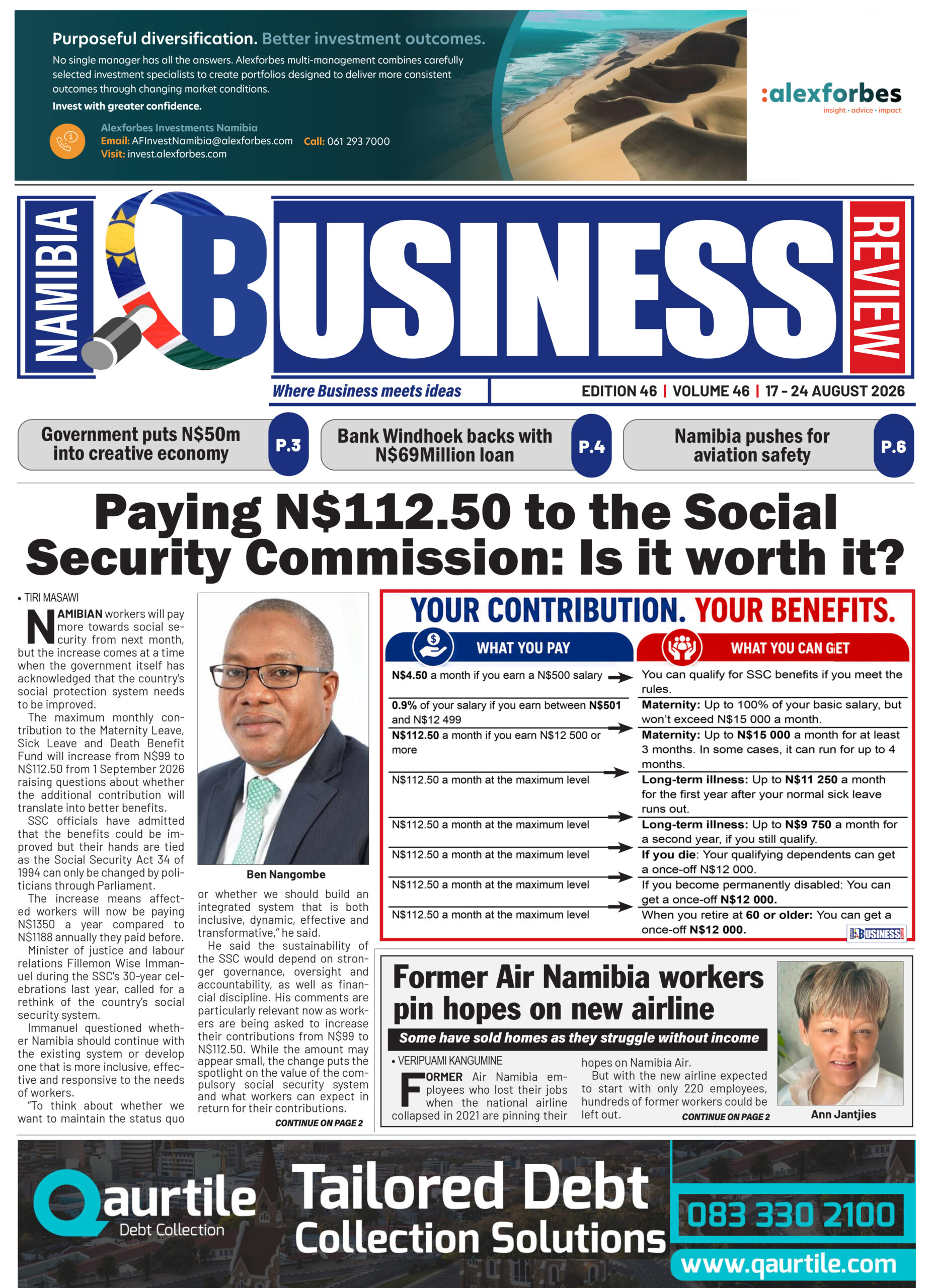 NAMIBIA BUSINESS REVIEW 17-24 AUGUST 2026