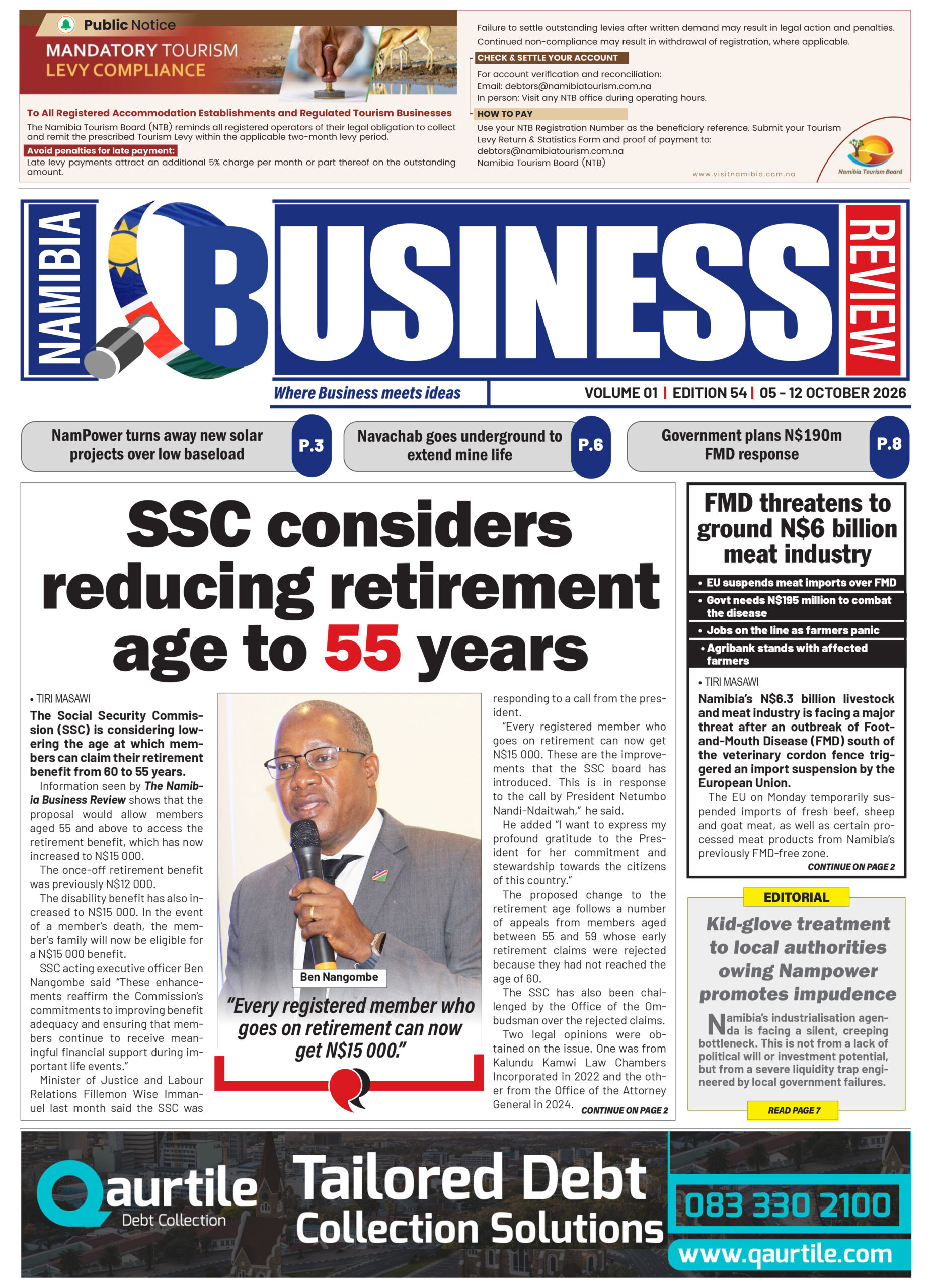 NAMIBIA BUSINESS REVIEW 05 -12 OCTOBER 2026
