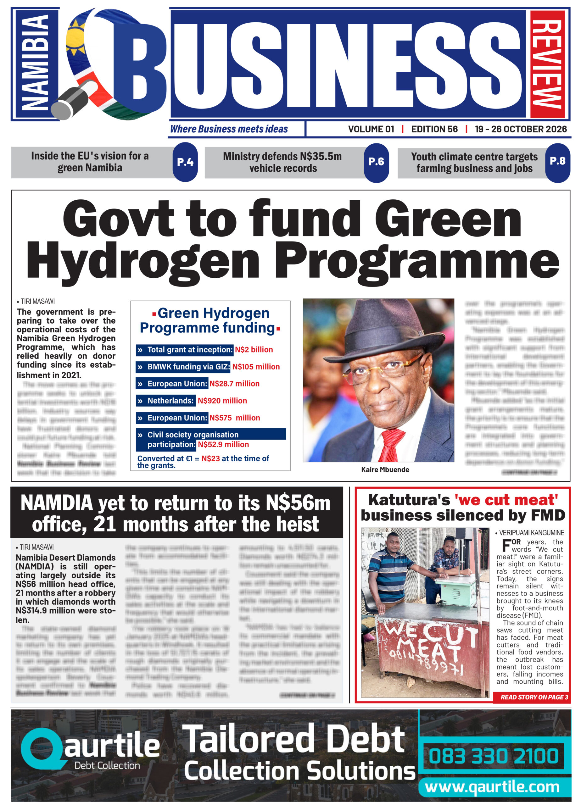 NAMIBIA BUSINESS REVIEW 19-26 OCTOBER 2026